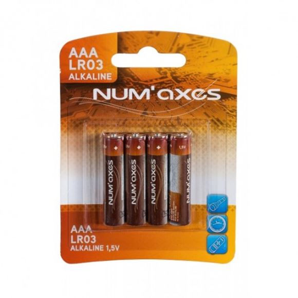 Picture of PACK OF 4 AAA LR03 BATTERIES